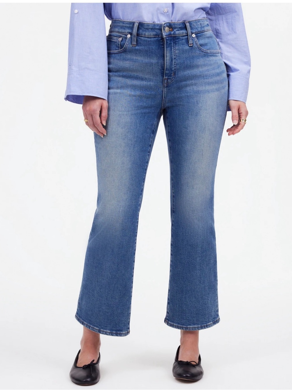 Madewell Curvy Kick Out Jeans - 16 - Picture 4 of 7